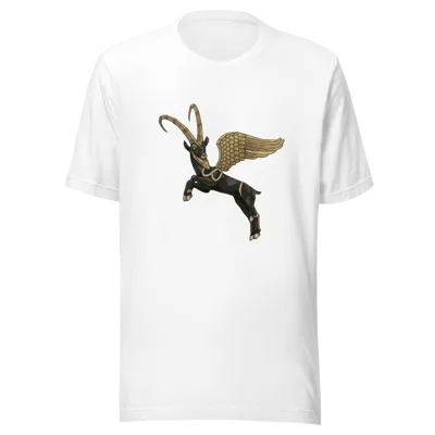 Vase handle ibex center Unisex t-shirt