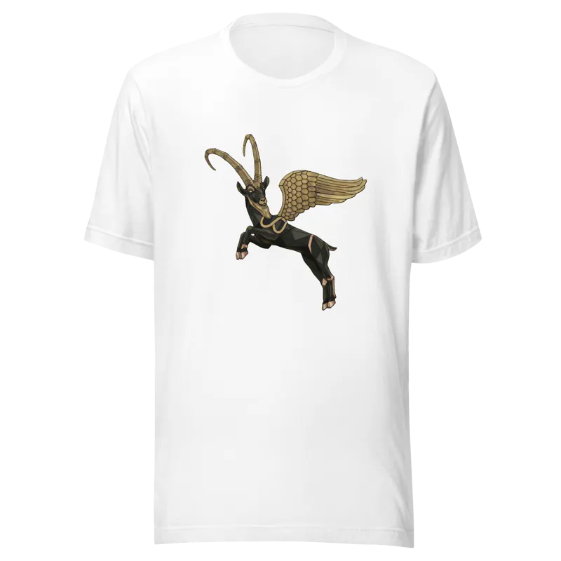 Vase handle ibex center Unisex t-shirt