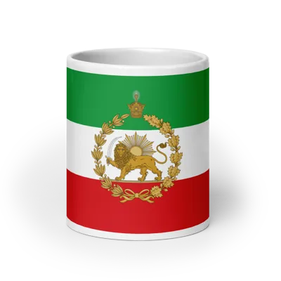 pahlavi flag mug