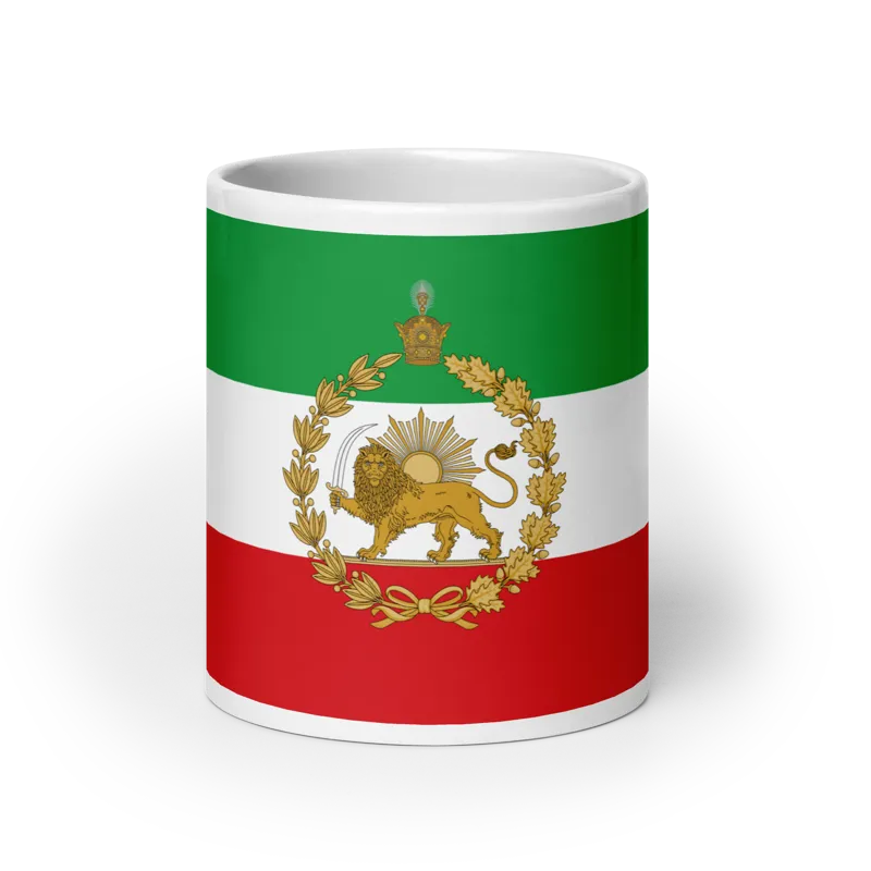 pahlavi flag mug