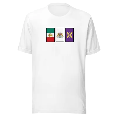 shirokhorshid pahlavi darafshekaviani Unisex t-shirt