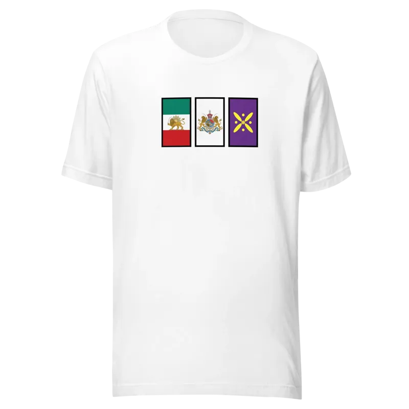shirokhorshid pahlavi darafshekaviani Unisex t-shirt