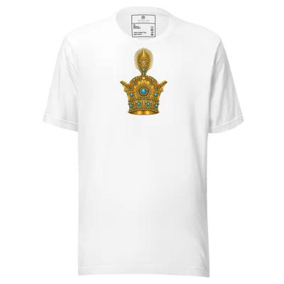 Pahlavi Crown of Imperial Iran Golden center Unisex t-shirt