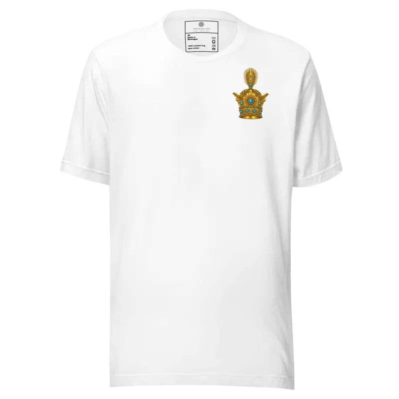 Pahlavi Crown of Imperial Iran Golden corner Unisex t-shirt