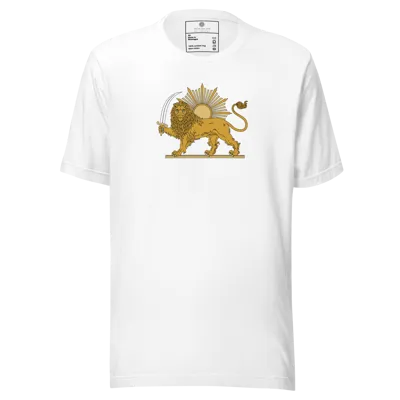 shirokhorshid (Lion and Sun) sign iran detailed center Unisex