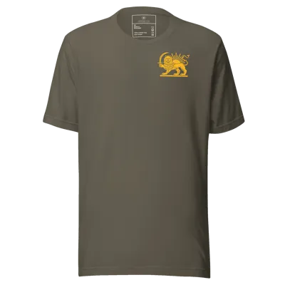 shirokhorshid (Lion and Sun) sign iran classic corner Unisex t-shirt
