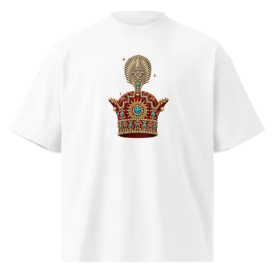Pahlavi Crown of Imperial Iran center women oversized t-shirt
