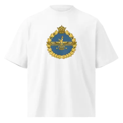 Iran pahlavi dynasty shah aryamehr center women oversized t-shirt