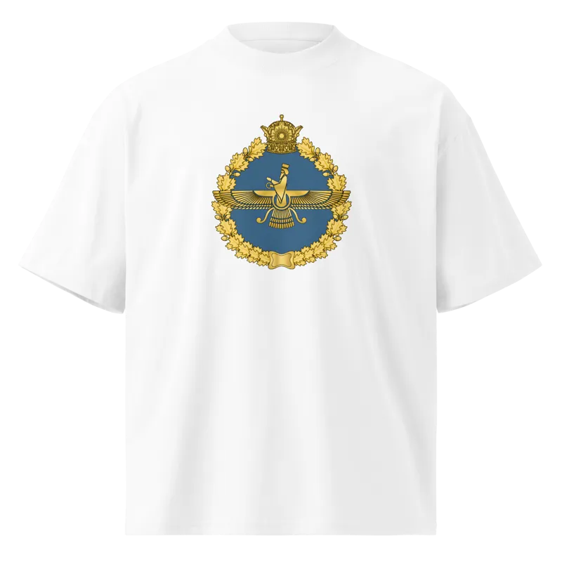 Iran pahlavi dynasty shah aryamehr center women oversized t-shirt