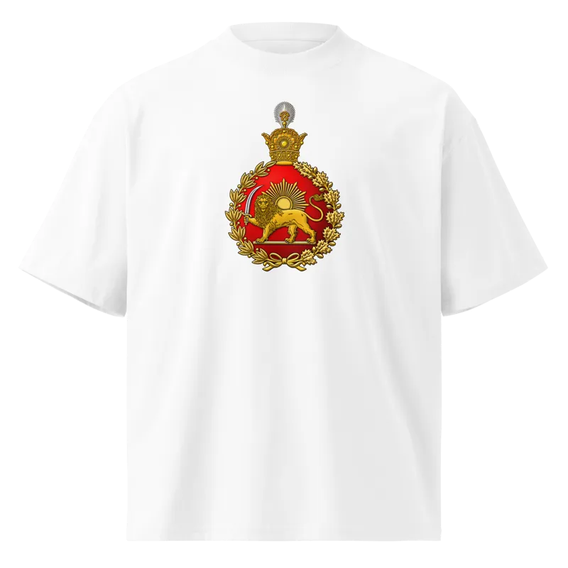 White Revolution of the Pahlavi dynasty center women oversized t-shirt