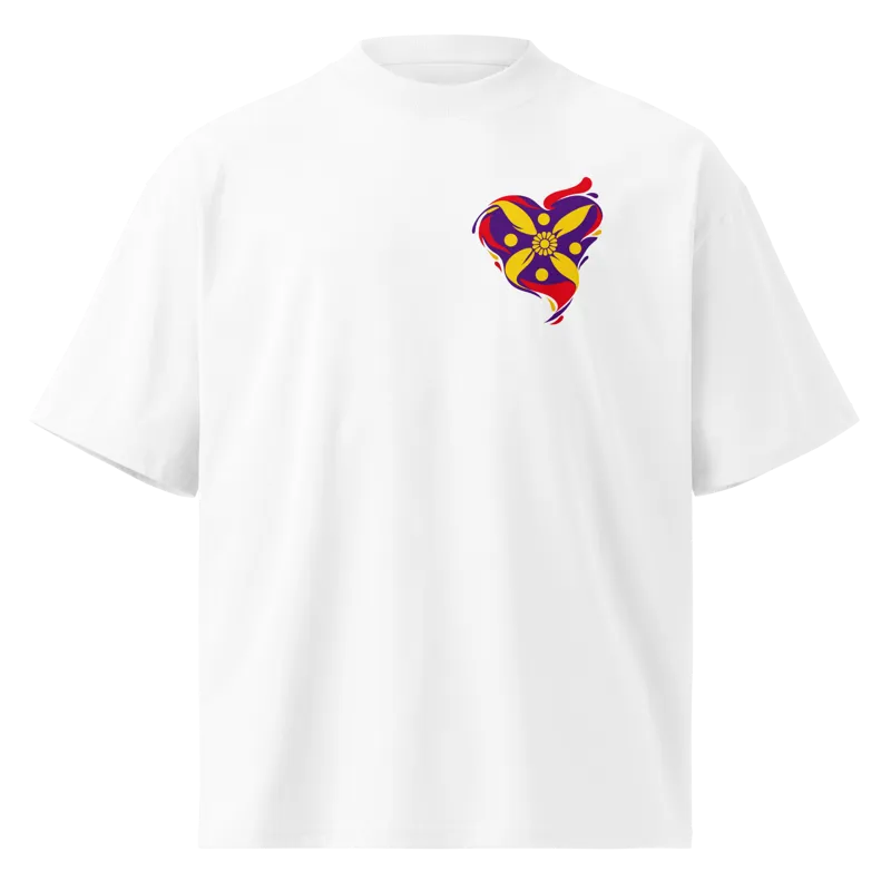 Darafshe kaviani heart corner women oversized t-shirt