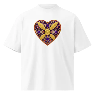 darafshe kaviani heart center oversized t-shirt