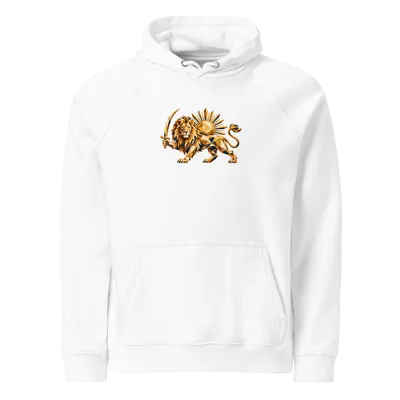 shirokhorshid (Lion and Sun) sign iran center Unisex eco hoodie