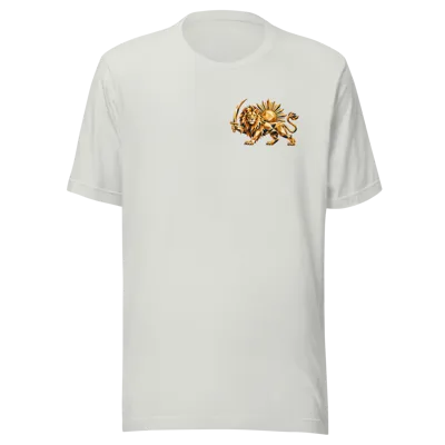 shirokhorshid (Lion and Sun) sign iran corner Unisex t-shirt