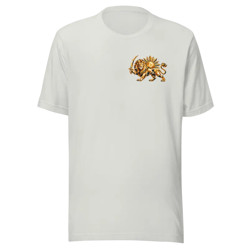 shirokhorshid (Lion and Sun) sign iran corner Unisex t-shirt