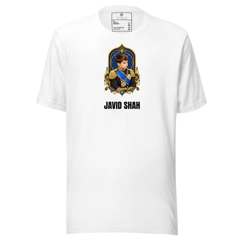 Prince Reza Pahlavi Childhood Digital Portrait Unisex T-Shirt